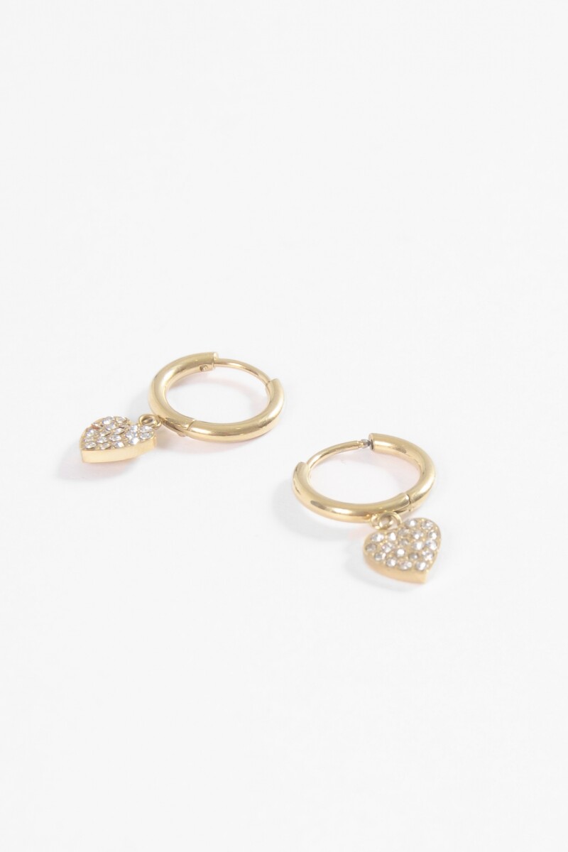 Aros dije cora strass dorado