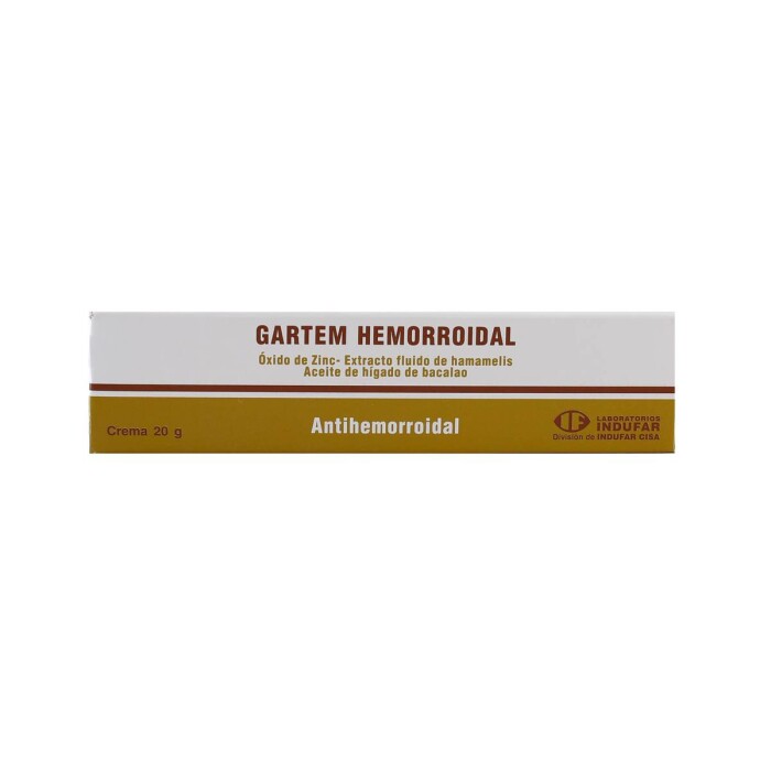 GARTEM HEMORROIDAL CREMA X 20 GRAMOS única