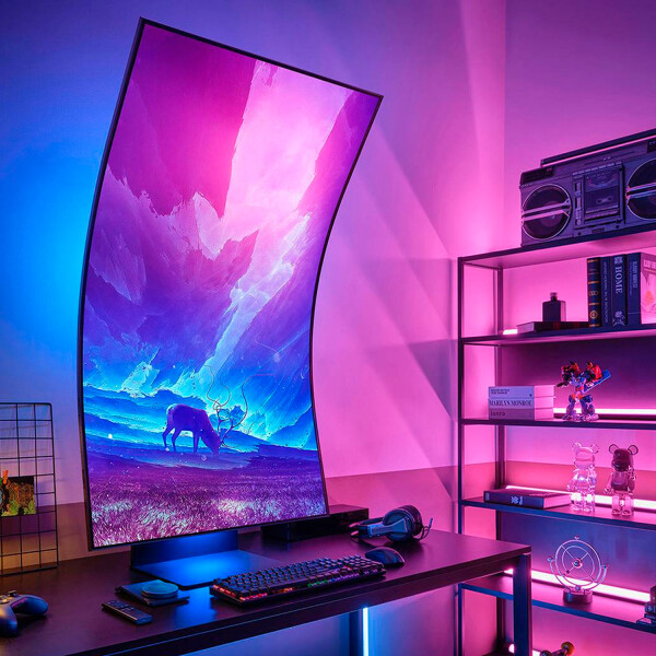 Monitor Samsung Odyssey Ark 55" Va 4k Uhd 165hz MONITOR SAMSUNG ODYSSEY ARK 55 4K 165HZ