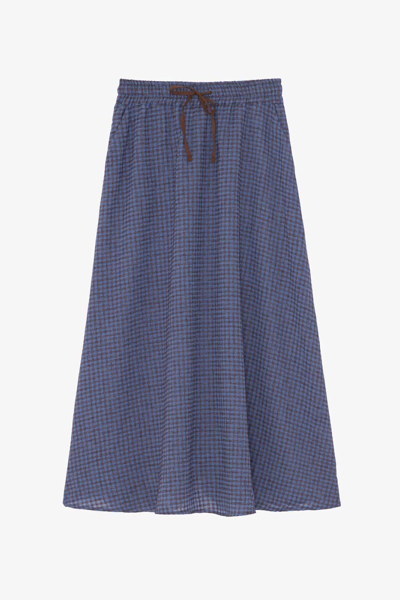 FALDA VICHY Marron