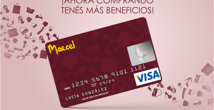 Lanzamos nuestra tarjeta de crédito VISA MARCEL!