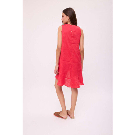 VESTIDO POLK Rojo