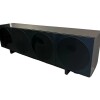 Vajillero de 4 puertas 2.40mts - Color negro - PRODUCTO CON DETALLES EN LA MADERA - Vajillero de 4 puertas 2.40mts - Color negro - PRODUCTO CON DETALLES EN LA MADERA -