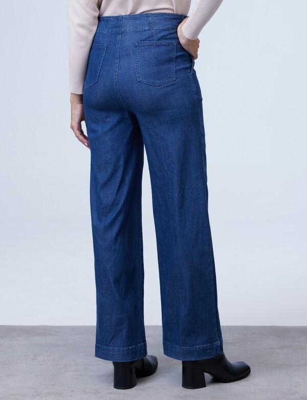 Pantalon Tencel Wide JEAN