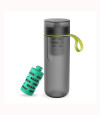 Botella con Filtro Purificador Philips Gozero 590 ml Gris