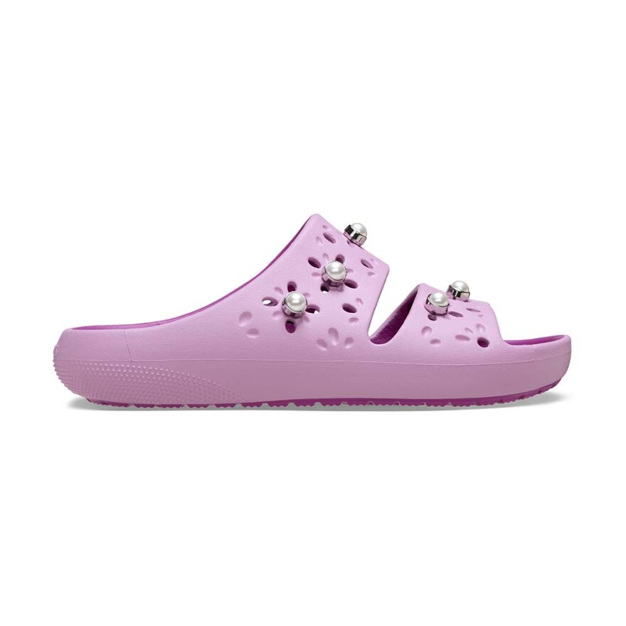 Floral Cut Out Elevated Sandal V2 - Unisex Hydrangea