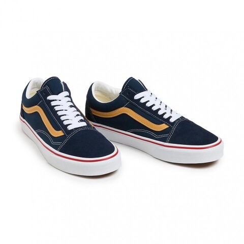 Championes Vans Old Skool Blue/white/yellow