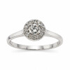 Anillo Evania de Oro Blanco 18k con Brillantes. Anillo Evania de Oro Blanco 18k con Brillantes.
