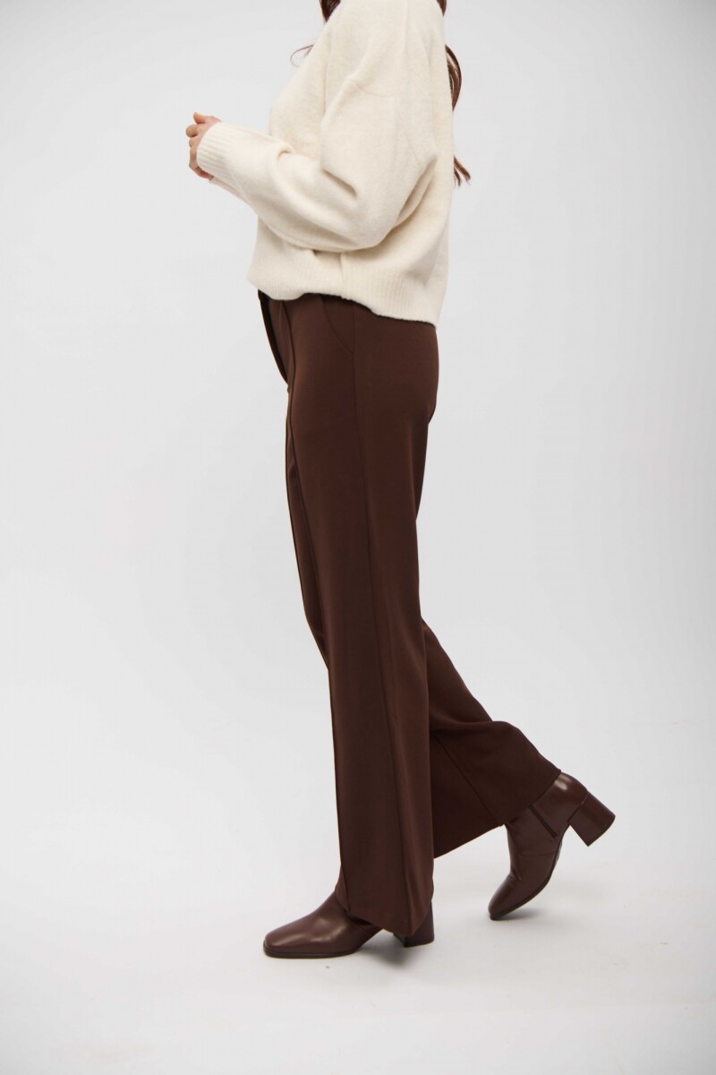PANTALON MALIKA MARRON