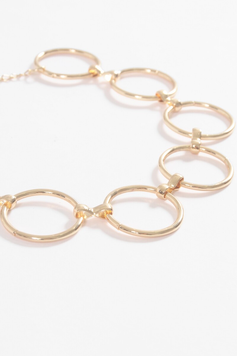 Chocker aros dorado
