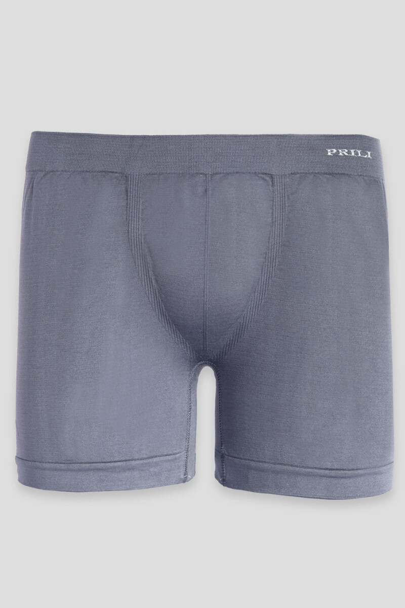 Boxer de microfibra liso Azul piedra