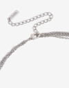 Collares Largos Metal Collares Largos, Espiral - Plateado Rodio