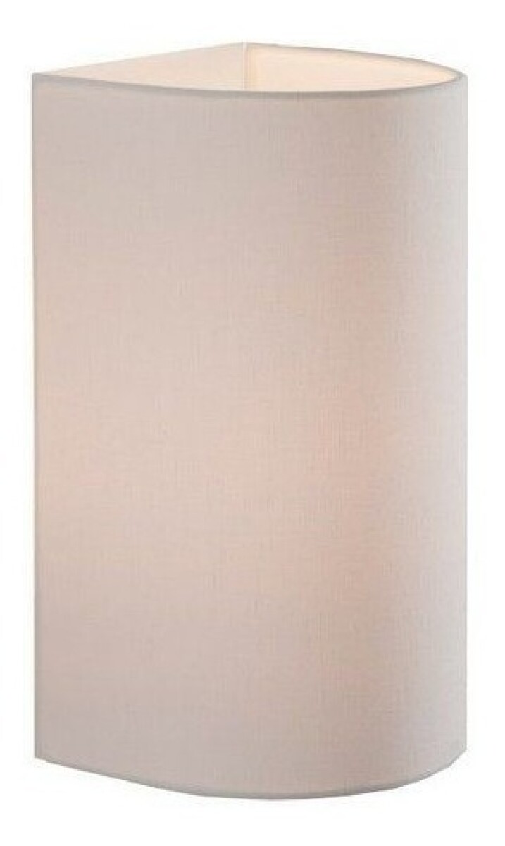 Aplique Pantalla De Pared Tela Rustico Nórdico Iluminación - Blanco 