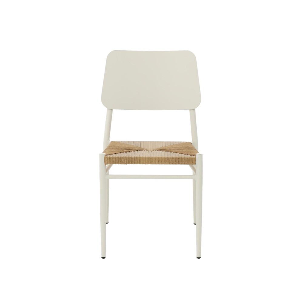 SILLA COMEDOR EXT. ALUMINIO BLANCO HAWAI