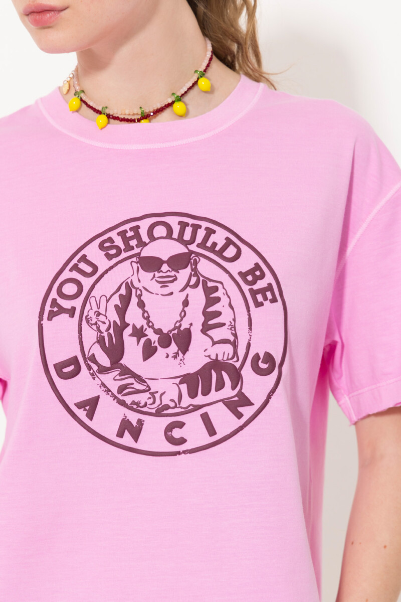 REMERA DANCING Rosa