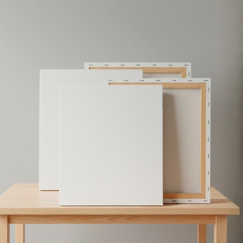 Set x5 Lienzos de 50x60 BLANCO