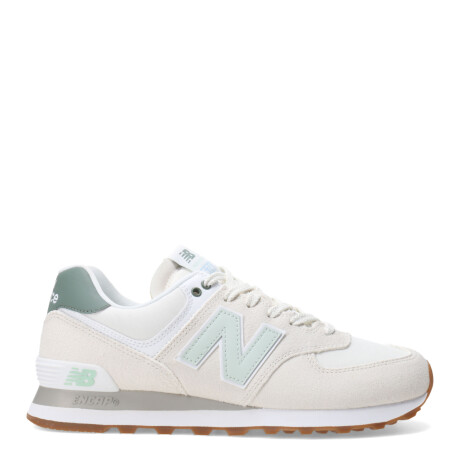 Championes de Mujer New Balance Classics Traditionnels Nude - Verde