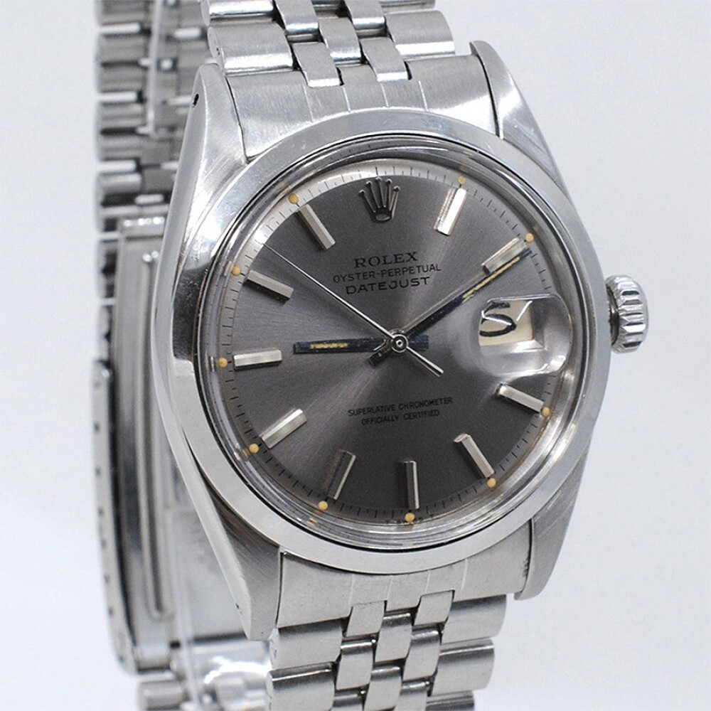 Rolex Datejust 1600 Caja 36 MM Año 1968 Dial Pie Pan Acero Inoxidable Rolex Datejust 1600 Caja 36 MM Año 1968 Dial Pie Pan Acero Inoxidable