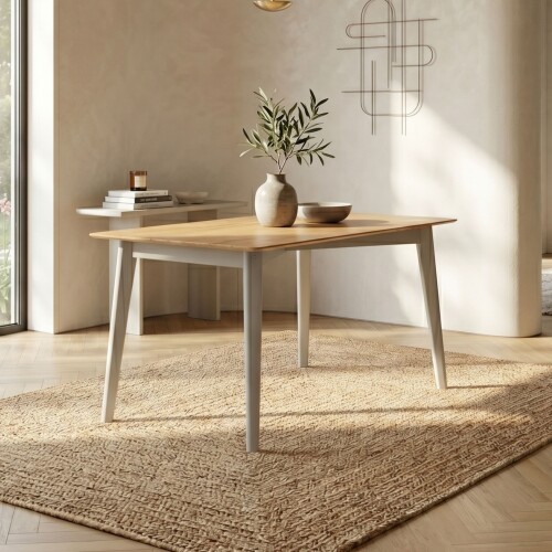 Mesa de comedor Livie 160 cm - Udine Blanco