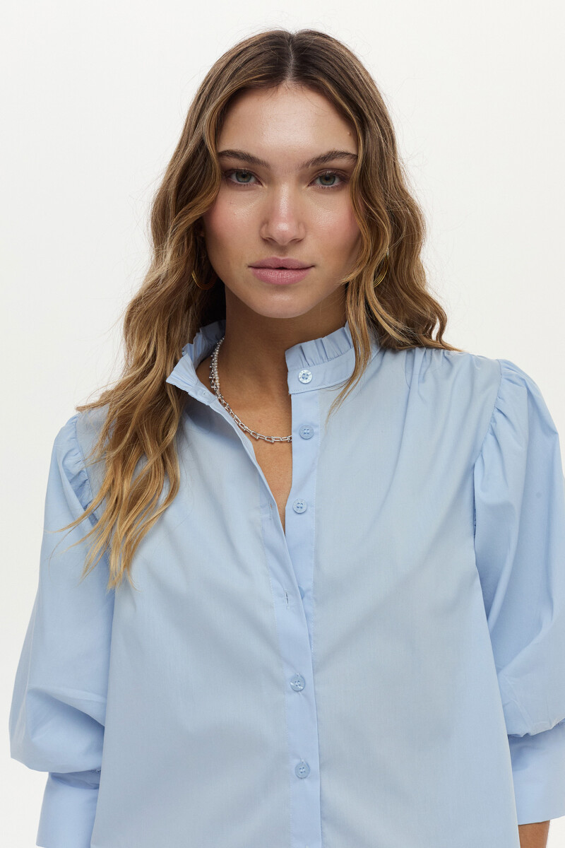 Camisa Iris Celeste