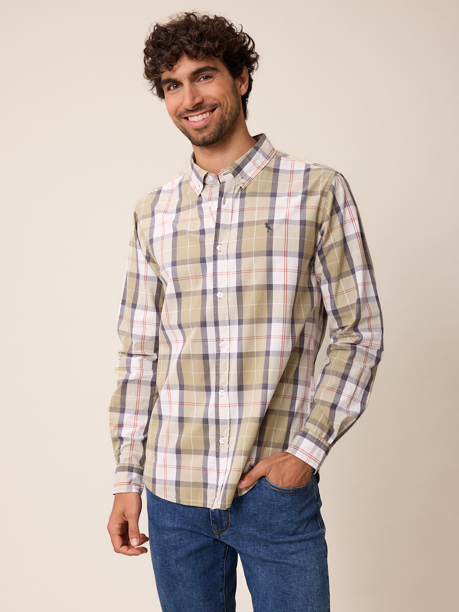 CAMISA LURON POLANCO - Verde Cuadros 