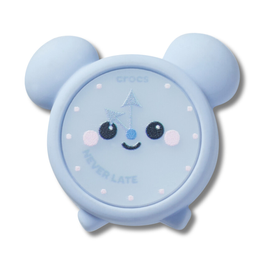 Jibbitz Never Late Clock Multicolor