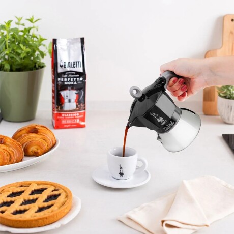 Cafetera Bialetti Especial Inducción 6 Pocillos Negra NEGRO