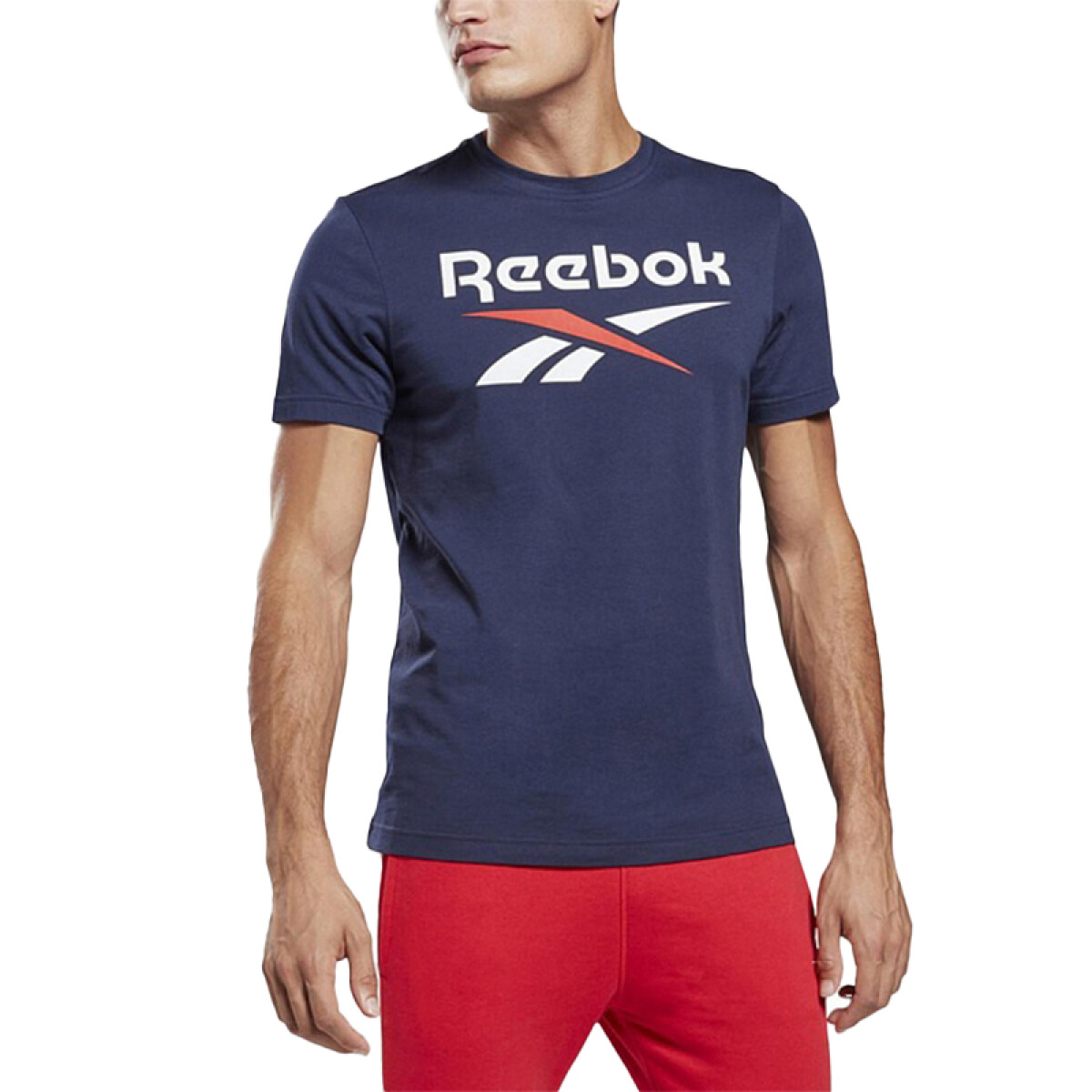 Remera Reebok Identity Big Logo - Azul 