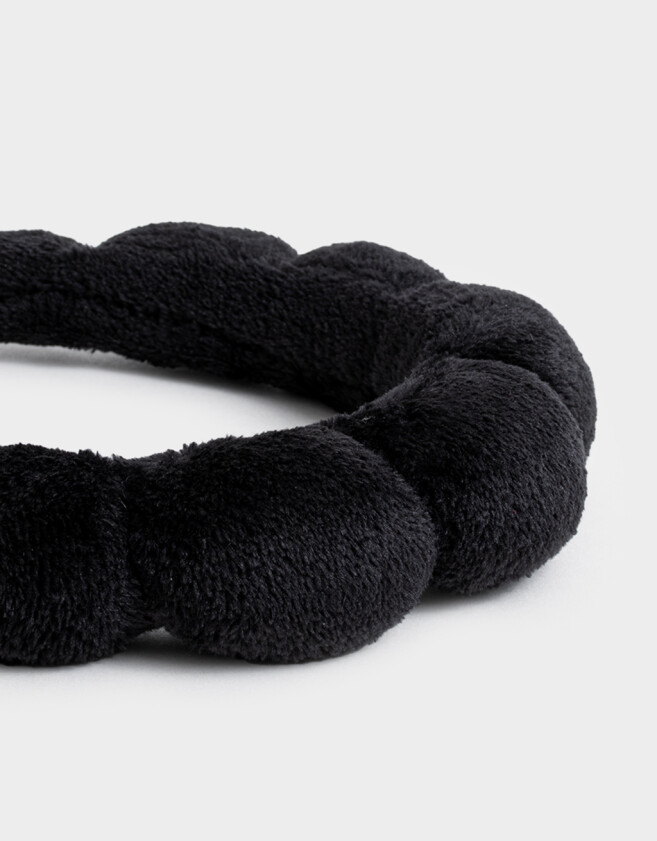 Vinchas Rígidas Hair Care Vincha Rígida Puffy - Negro