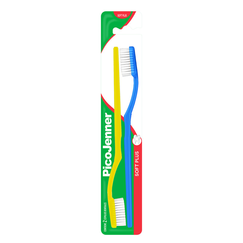 Cepillo Dental PicoJenner Soft Plus 2 Unidades Cepillo Dental PicoJenner Soft Plus 2 Unidades