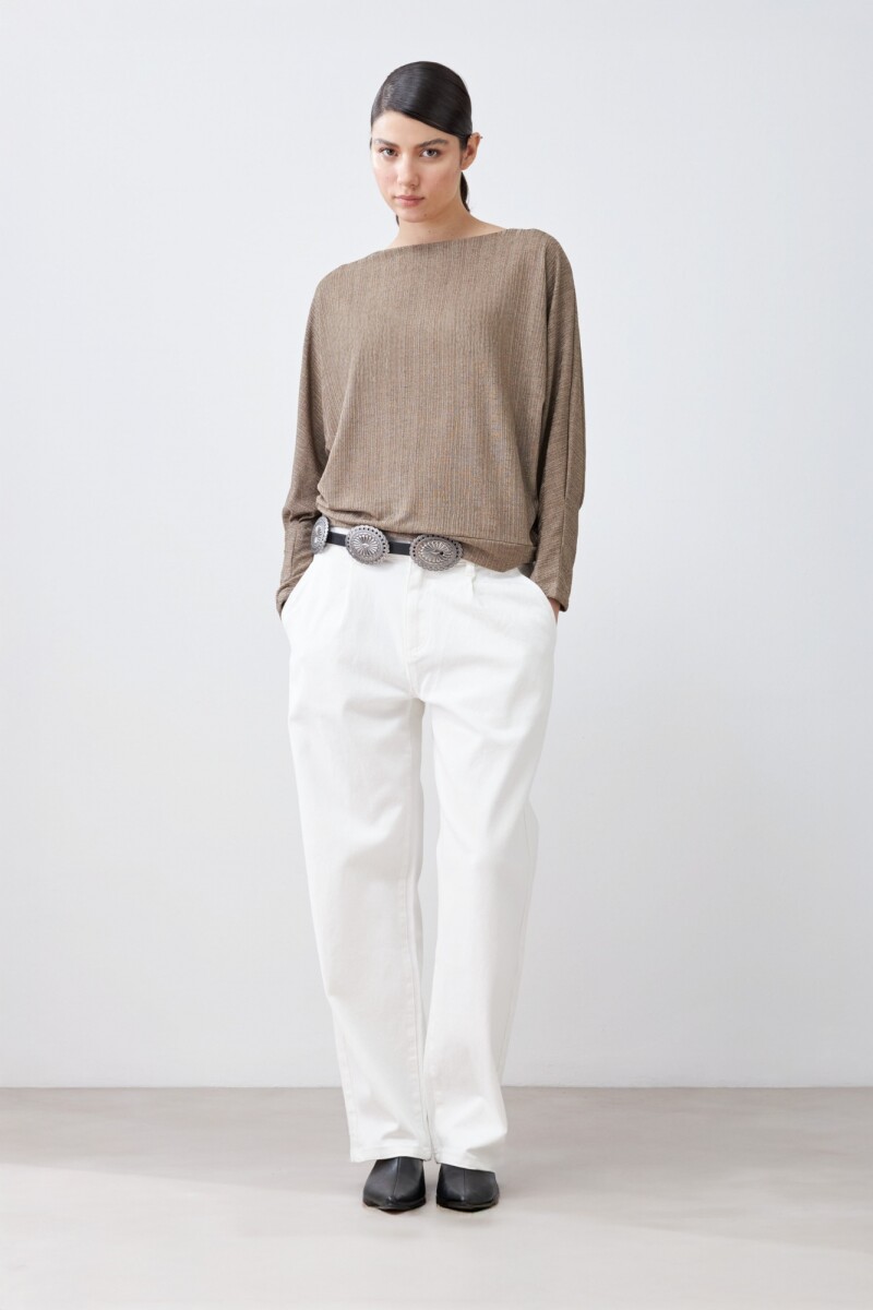 Blusa manga dollman - verde oliva 