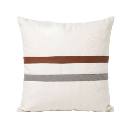 Almohadon I 50x50 Tostado Y Gris Pilar