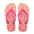 Sandalias Infantiles Havaianas Hav.Kids Flores Blanco - Rosado - Fucsia