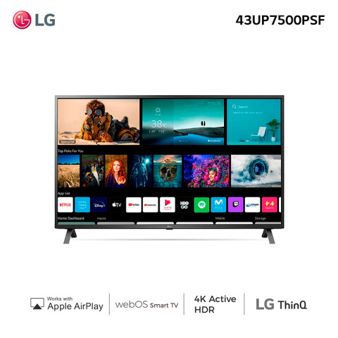Tv LG UHD 4K 43" 43UP7500 AI Smart TV Unica