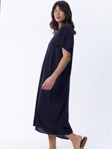 Vestido oversize Azul Marino