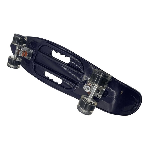 Skate Longboard Patineta Ruedas Siliciona Trucks Aluminio Color Variante Negro