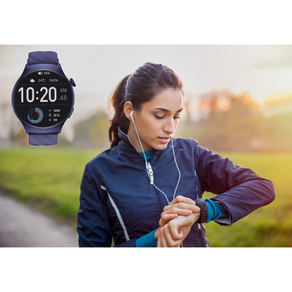 Reloj Inteligente Smartwatch Fitness Miccel Pro Bluetooth Variante Color Azul