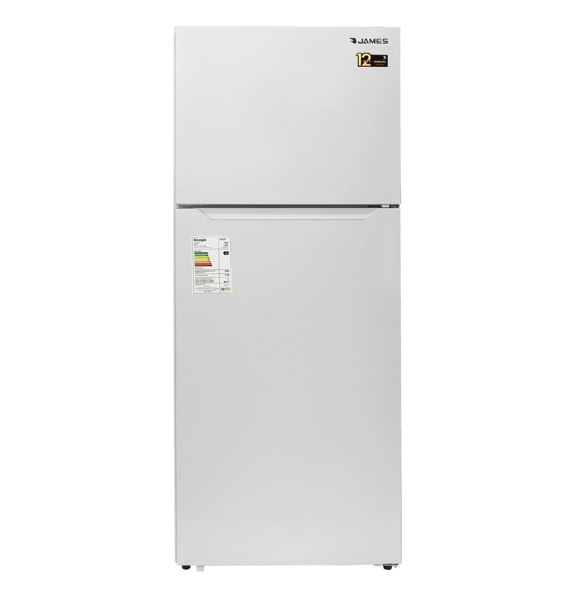Heladera Frío seco 411 L Blanca James RJ 571 INV BL 