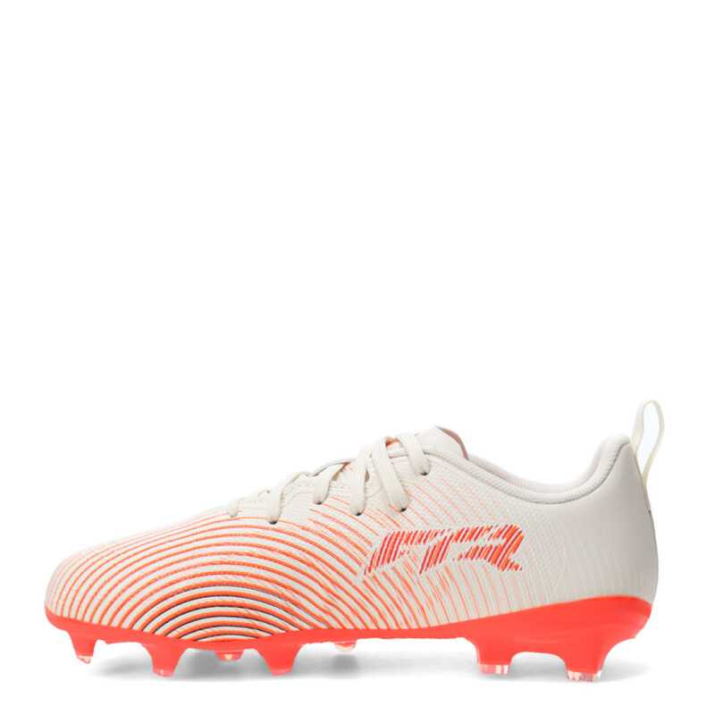 Championes de Niños Puma Futbol Future 9 Play Fg Ag Junior Beige - Anaranjado