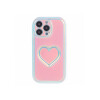 Protector iPhone 15 Pro diseño corazon 3D color rosa Protector Iphone 15 Pro Diseño Corazon 3d Color Rosa