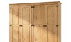 Ropero 4 puertas 2 Cajones Madera - Linea mexicana Natural