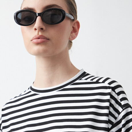 REMERA FUKUSHIMA Negro/Blanco