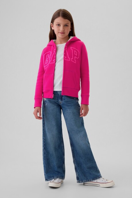 Canguro Con Corderito Logo Gap Niña Bright Beet