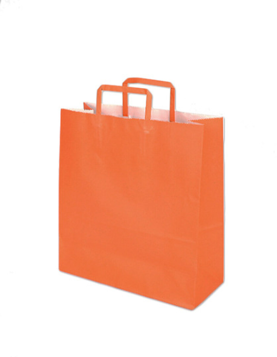 Bolsa lisa acuario 30x12x32 cm - NARANJA 