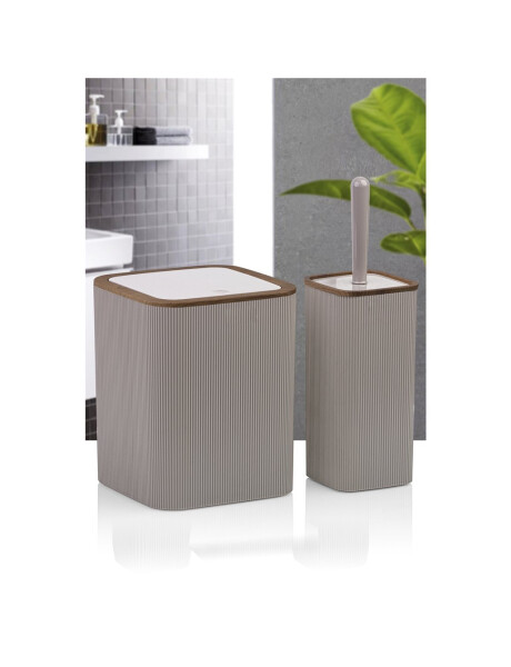 SET 2PCS BAÑO DIVA PP MARRON SET 2PCS BAÑO DIVA PP MARRON