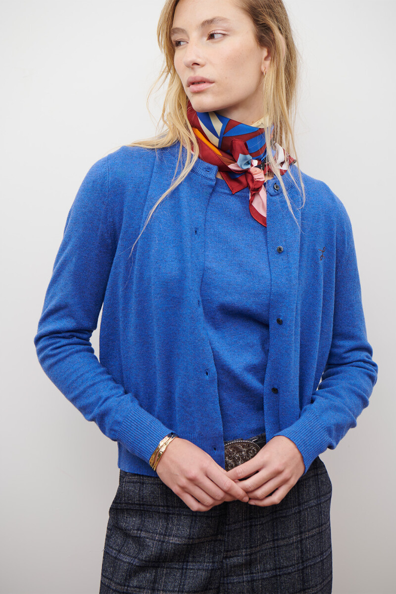 CARDIGAN TWIN AZUL