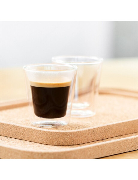 SET 2 VASOS DOBLE PARED 80ML BOROSILICATO VARENNA SET 2 VASOS DOBLE PARED 80ML BOROSILICATO VARENNA