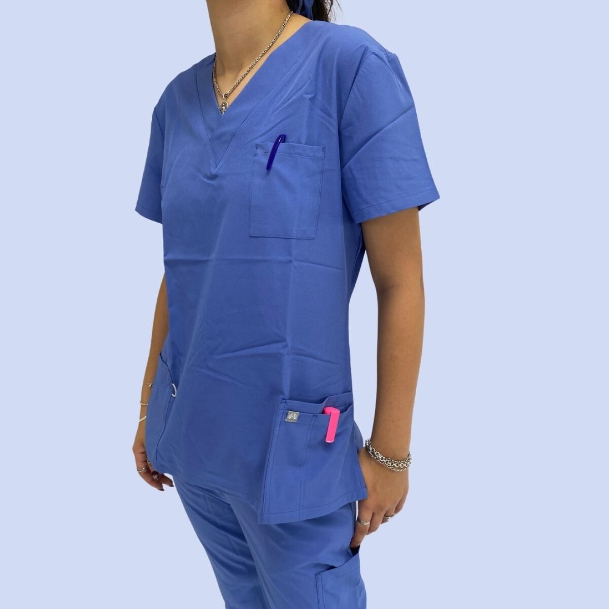 Set Médico Elastizado dama ARGON - Índigo 