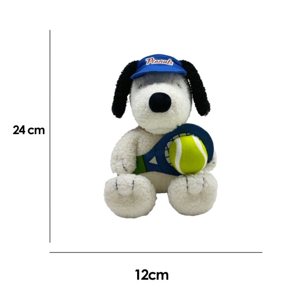 Peluche Snoopy sports tenis