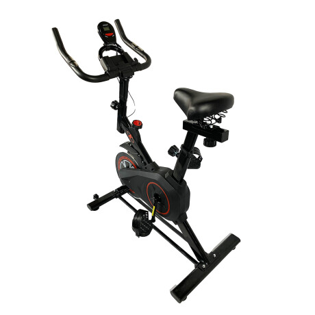 Bicicleta Spinning K Sports JC-102 20KG Universo Binario NEGRO-ROJO
